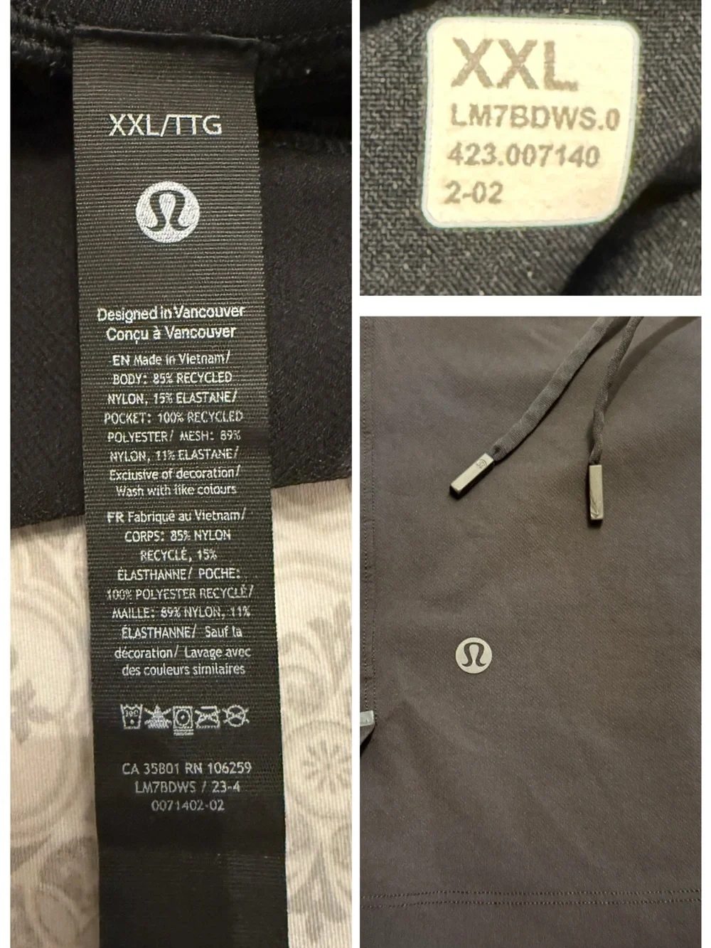 Lululemon Swim Short 7” Men's Linerless Size XXL
